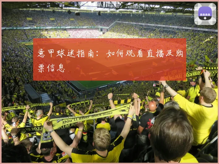 意甲球迷指南：如何观看直播及购票信息